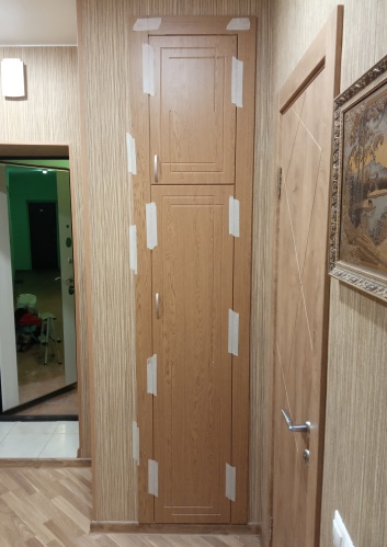 шкаф сантехнический МДФ ПВХ патина скай