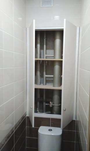 шкаф сантехнический в туалет рис.2-18