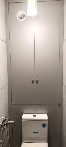 шкаф сантехнический МДФ ПВХ патина скай