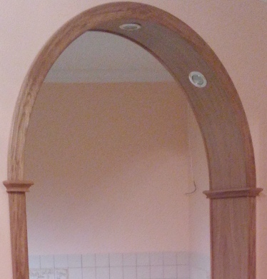 арка -классика- со встроенными светильниками, фото3