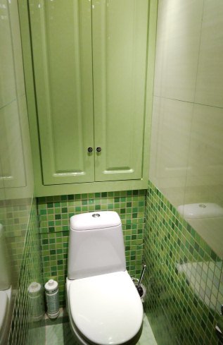 шкаф сантехнический в туалет МДФ с ПВХ